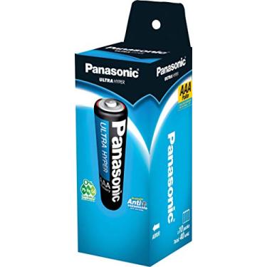 Imagem de Panasonic Pilha Comum Linha Super Hyper Proteção Antivazamento R03Ual/4S40 Cinza Pacote De 40