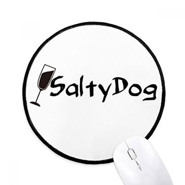 Imagem de Salty Dog Salt Cocktail com seu copo, mouse pad para mesa de escritório e computador