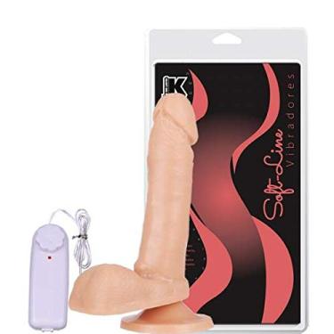 Imagem de Pênis Realístico com vibrador e ventosa 16,5x3,8 - Sexyshop