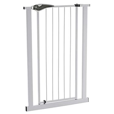 Imagem de Portãozinho para Crianças e Pets com Trava em Aço de 70cm Branco EP200 Utimil