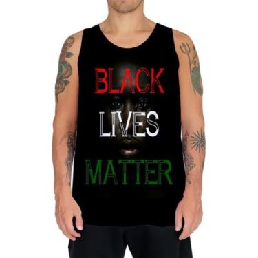 Imagem de Camiseta Regata Black Lives Matter Vidas Negras Importam 1 - Estilo Vi