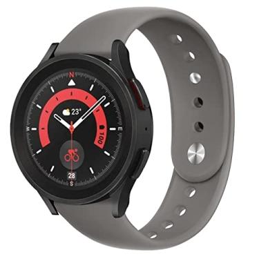 Imagem de Pulseira de substituição compatível com Samsung Galaxy Watch 46 mm de silicone Galaxy Watch 3,45 mm/S3 Frontier/Clássico, feminino e masculino