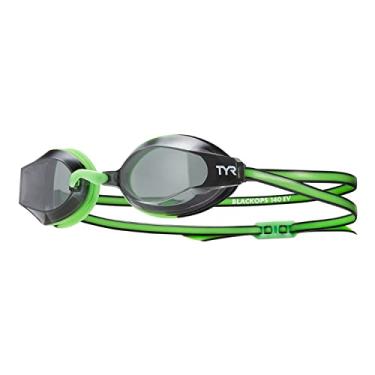 Imagem de TYR Blackops 140 EV Racing Goggles Junior Fit, Smoke/Green/Black