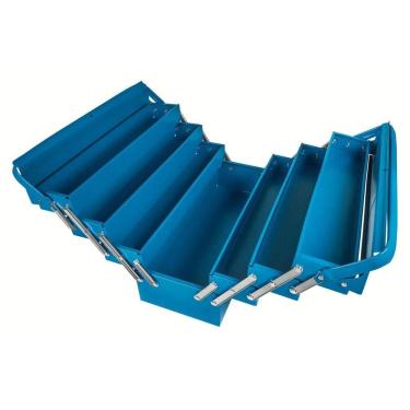 Imagem de Caixa De Ferramentas Sanfonada Tramontina 7 Gavetas Azul