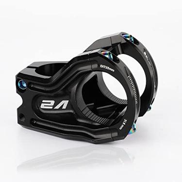 Imagem de BBxunsless Haste de bicicleta Downhill Plus ou Minus 10 graus off-road para downhill torneira 28,6 * 31,8 mm Hastes de guidão para mountain bike/bicicleta de estrada (preto)