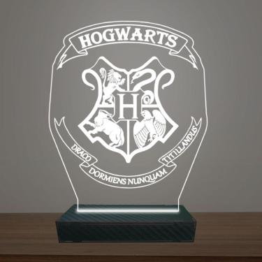 Imagem de Luminária Led 3d Hogwarts Harry Potter Abajur Luxo