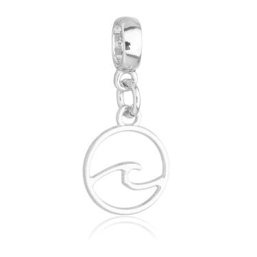 Imagem de Pingente Berloque Onda do Mar Pandora Banhado a Prata 925 - Premium