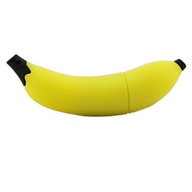 Imagem de 32GB Banana Modelo USB 3.0 Flash Drive Pen Drive Pen Drive Pendrive USB Memory Stick Jump Drive Tamanho Compacto USB Flash Disk USB 3.0 Stick U Disk - Amarelo