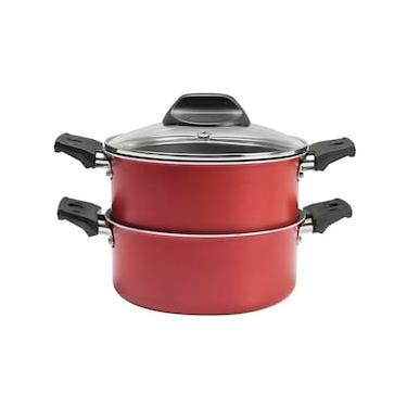 Imagem de Cozi-Vapore Brinox Cor & Vapor Cereja – 12,5 cm