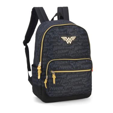 Imagem de Mochila Escolar de Costas Juvenil Mulher Maravilha