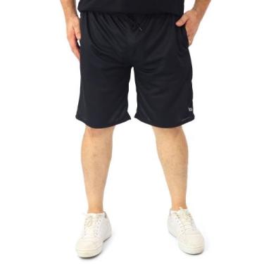Imagem de Shorts Masculino Plus Size Liso Dry Fit Com Bolso Elástico - Zafina