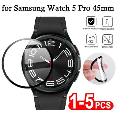 Imagem de 3D Curved Screen Protector para Samsung Galaxy Watch  Película Protetora para Galaxy Watch 5 Pro
