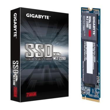 Imagem de SSD Gigabyte 256GB NVMe M.2 2280 (Leitura até 1700MB/s e Gravação até 1100MB/s)