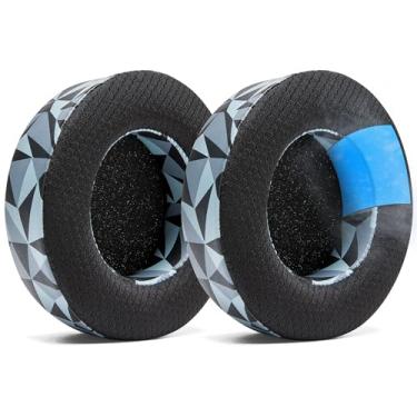 Imagem de WC Freeze Virtuoso Pro – Almofadas de gel refrescante para fones de ouvido CORSAIR Virtuoso Pro, feitas por Wicked Cushions – Conforto e durabilidade aprimorados para jogos superiores | Geo Gray