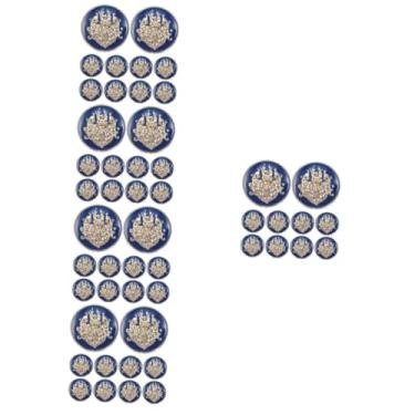 Imagem de Operitacx 50 Unidades botões metal botões casaco DIY botões para costura loja fantasias loja roupas decoração vintage decoração dourada botões para artesanato costura DIY Terno