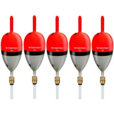 Imagem de THKFISH Boias de pesca Bobber Slip Bobber para peixe tipo balsa, para panfish, Walleye, salmão, flutuação de 7 g