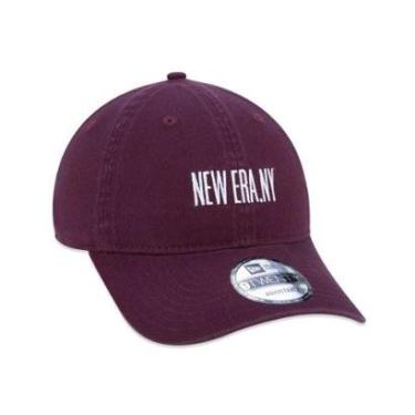 Imagem de Boné New Era NY 9TWENTY Bordô-Unissex