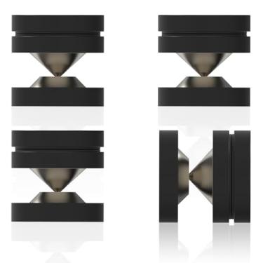 Imagem de Monosaudio Almofadas de pontas de alto-falante HiFi de aço inoxidável 39 x 39 mm Pés de isolamento de alto-falante Subwoofer Spikes Pads Amplificador Pés para, alto-falantes, subwoofers,