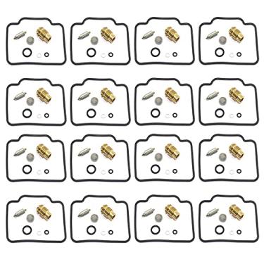 Imagem de Kit de reparo de carburador de motocicleta junta de assento de agulha flutuante para peças de reposição GSX1100F KATANA 1988-1993 GSX1100 GSX 1100 F (4 conjuntos)