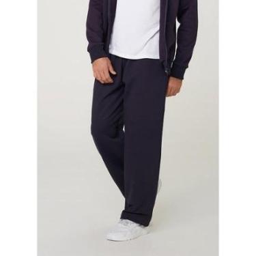 Imagem de Calça Hering Básica Reta Em Moletom Peluciado Masculina-Masculino