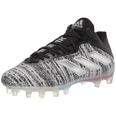 Imagem de adidas Freak chuteiras de futebol de carbono preto/prata metálico/branco 10 D (M), Preto/prata metálico/branco