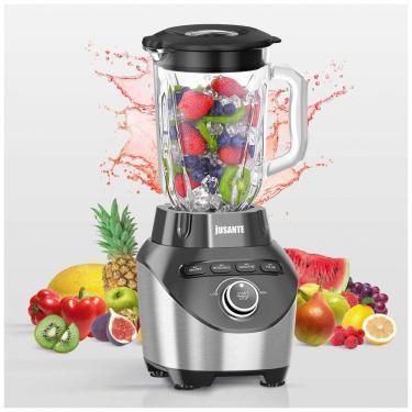 Imagem de Liquidificador de Bancada 1,8 Litros de Capacidade com Alta Velocidade, 1200W, 110v, JUSANTE, Preto