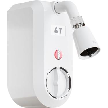 Imagem de Ducha Elétrica KDT 6T 8800w 220V 6 Temperaturas Silenciosa Chuveiro Branca