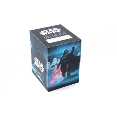 Imagem de Gamegenic Caixa macia Star Wars Unlimited – Caixa de baralho durável impressa em cores e oficialmente licenciada, comporta 60 cartas de manga dupla, perfeita para TCGs e LCGs, design Darth Vader,