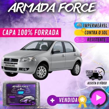 Imagem de Capa Cobrir Carro PALIO 100% Forrada Armada Force 100% Impermeável For