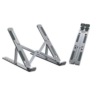 Imagem de Suporte Dobrável Tablet Metal Ergonômico Ajustável para Escritório - D