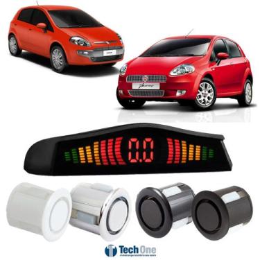 Imagem de Sensor De Estacionamento Ré Display Led Fiat Punto - Tech One, Grafite