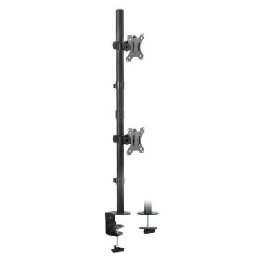 Imagem de Suporte 2 Monitores Vertical Base Morsa V1224C Central Suportes