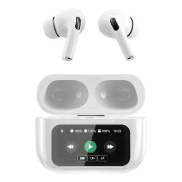 Imagem de Fone De Ouvido Bluetooth Com Tela Touch Lcd Sem Fio - a9 pro 