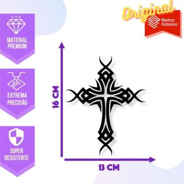 Imagem de Adesivo de Notebook Crucifixo Cristão - Melhor Adesivo