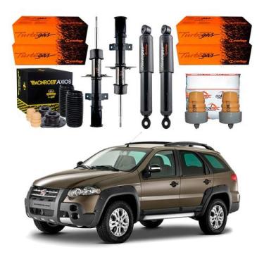 Imagem de Kit Amortecedor Dianteiro Traseiro Palio Adv 1.8 2008 A 2019 - Cofap
