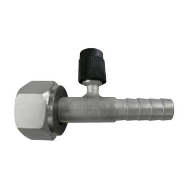 Imagem de Cnx Oring 12 Reta C/Ventil R134 (Aluminio) - Qualy Air