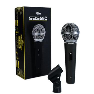 Imagem de Microfone Cardióide Santo Angelo SAS 58C