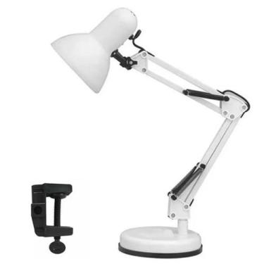 Imagem de Luminaria pixar Mesa garra Articulada Escritorio regulavel 2 em 1 Leit