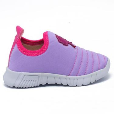 Imagem de Tenis Feminino Casual Voltas As Aulas Infantil Juvenil Barbi Bi Bordad