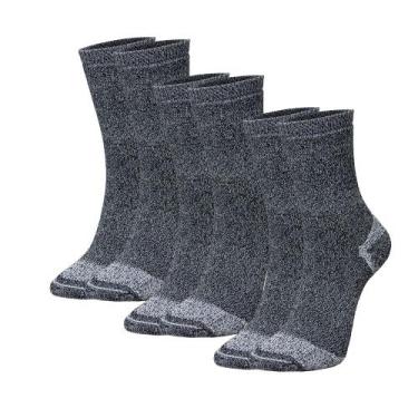 Imagem de Kit Com 3 Pares De Meias Trekking Coolmax Esportiva Sport Modelo Cano 