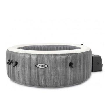 Imagem de Piscina Spa Inflavel Hidromassagem 1098l App Led 220v Intex, Cinza