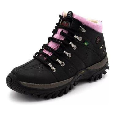 Imagem de Bota Coturno Feminino Motociclista Trilha Trekking Radical Adulto Infa