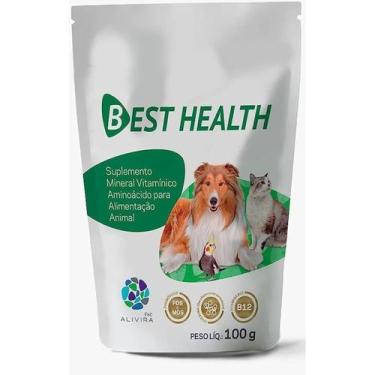 Imagem de Suplemento Alivira Best Health para Cães, Gatos e Aves 100g - DUPRAT