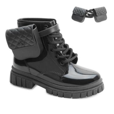 Imagem de Bota Coturno LueLua LL24-13900, Preto, 21/22