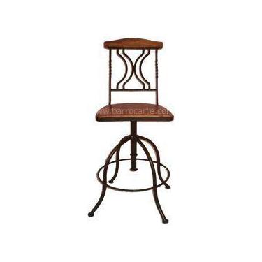 Imagem de Cadeira Galocha Regulável Em Madeira E Ferro - Cód 541 - Barrocarte