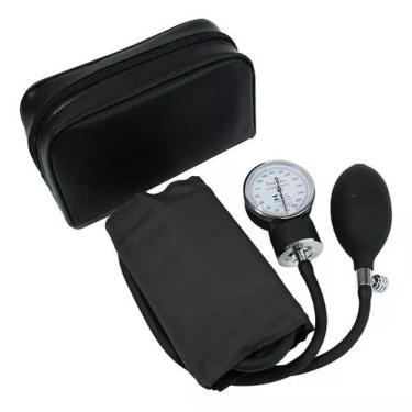 Imagem de Esfigmomanômetro Aneróide Accumed-glicomed Aneroide Preto - Premium G-