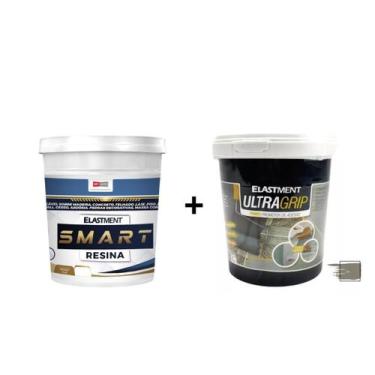 Imagem de Kit Promotor de Adêrencia Smart Resina 900ML+ Ultragrip 1KG - ELASTMEN