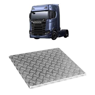 Imagem de Protetor Alumínio Caixa de Bateria p Scania NTG 2019/2021 - Fabbof