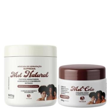 Imagem de Kit Máscara Mel Natural + Mel cola 250g Modelagem Trihair