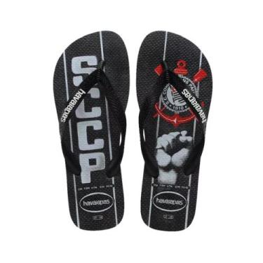 Imagem de Chinelo Havaianas Top Times Paulistas Brasileirão, Corinthians, 41/42